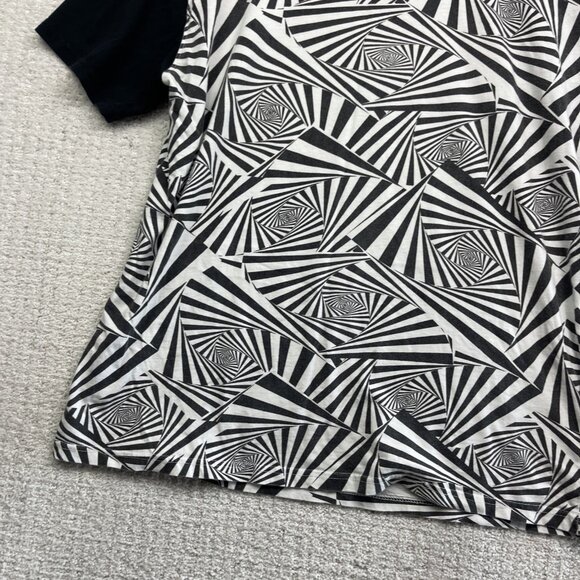 Y2K Vision Street Wear Psychedelic's Geometric AOP T-Shirt Mens Size M SK8 - Picture 15 of 15